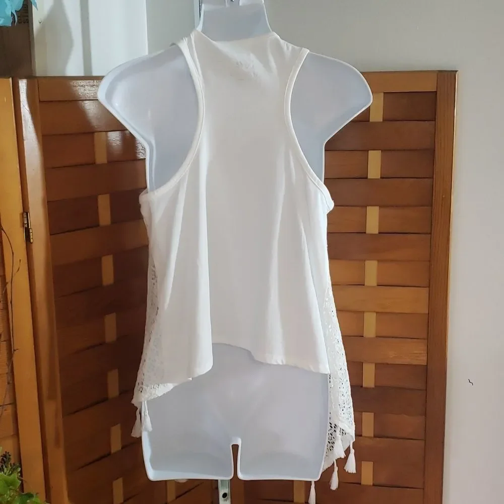 Justice brand girls lace vest